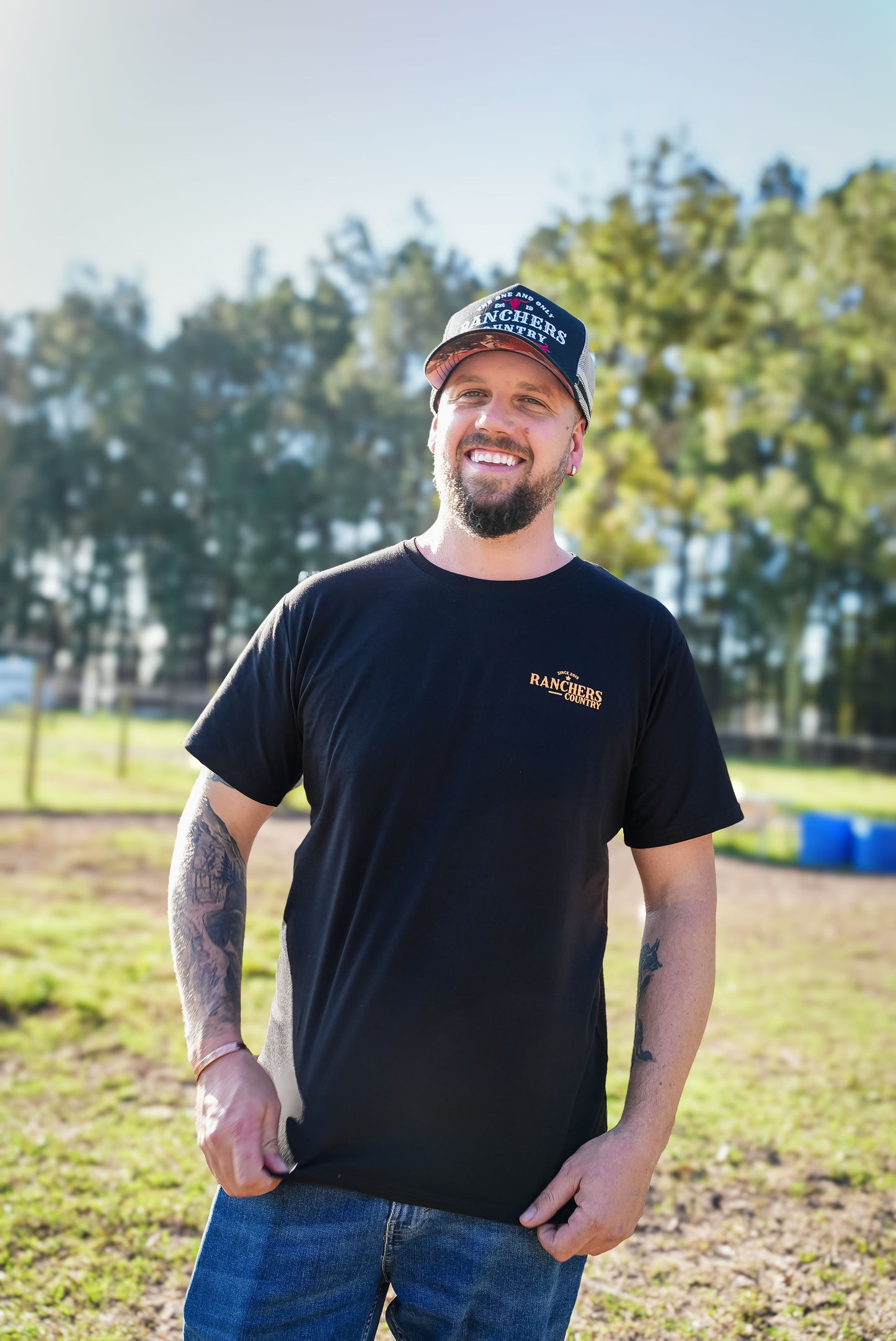 Unisex Montana Black Tee
