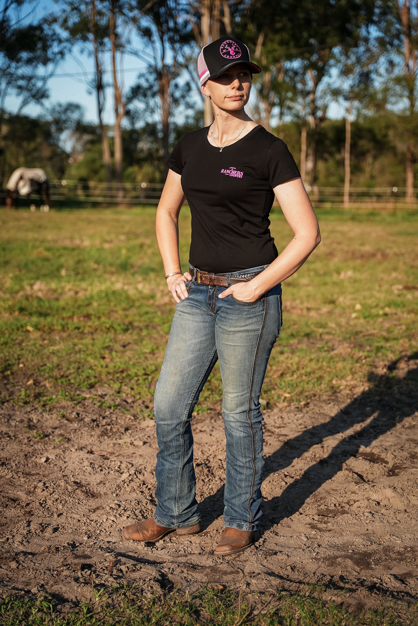 Women's Fitted Rancher Tee