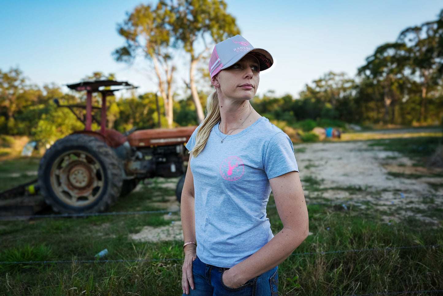 Women's Grey Antler Tee