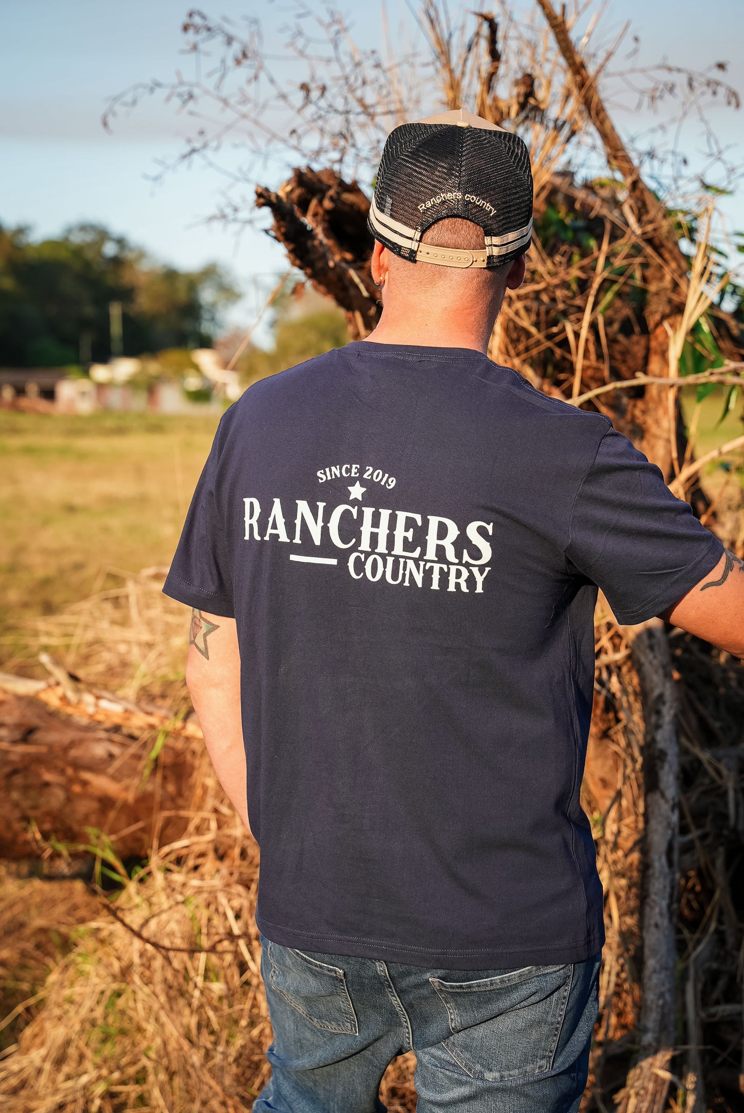 Unisex Montana Navy Blue Tee*