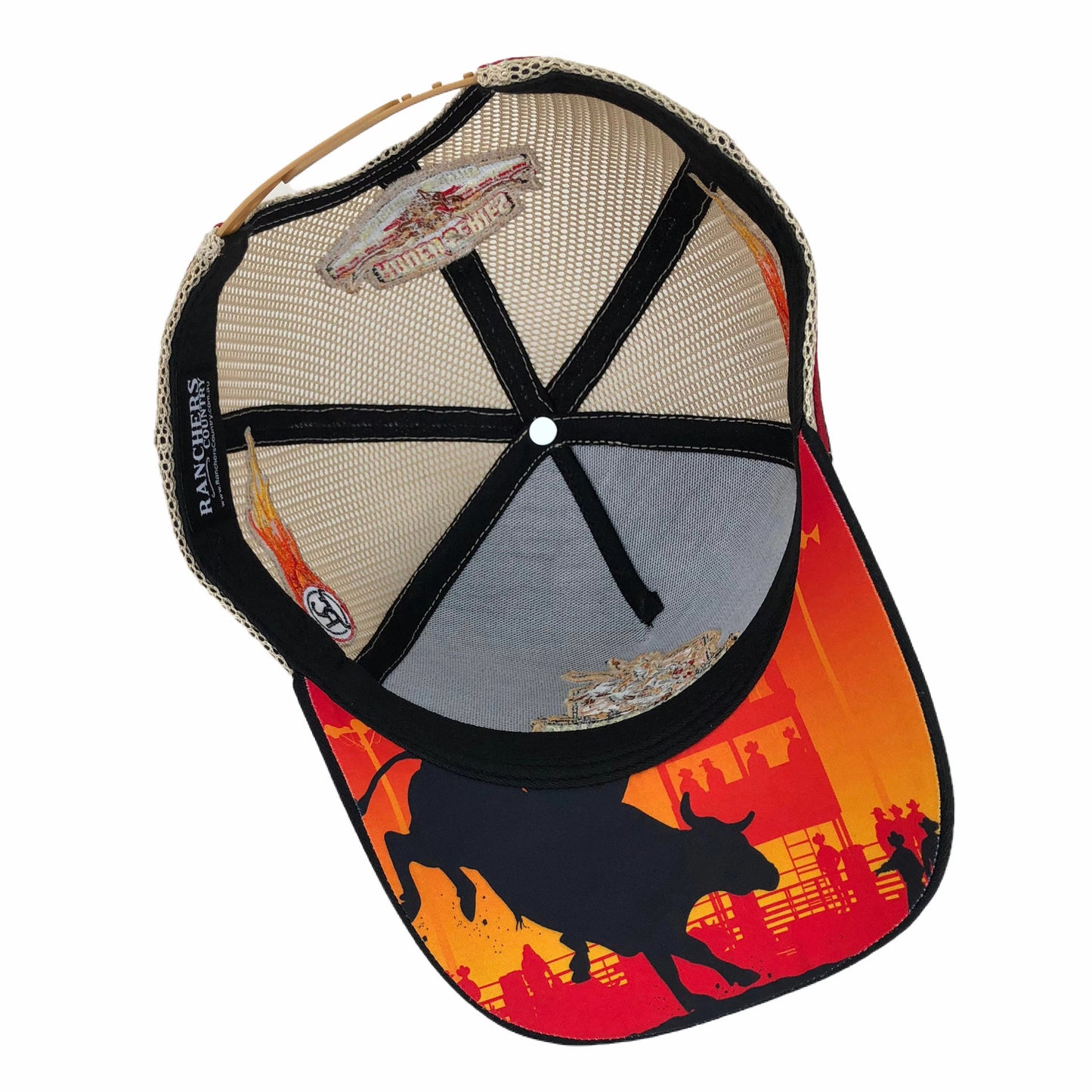 RC black Rodeo Series trucker cap