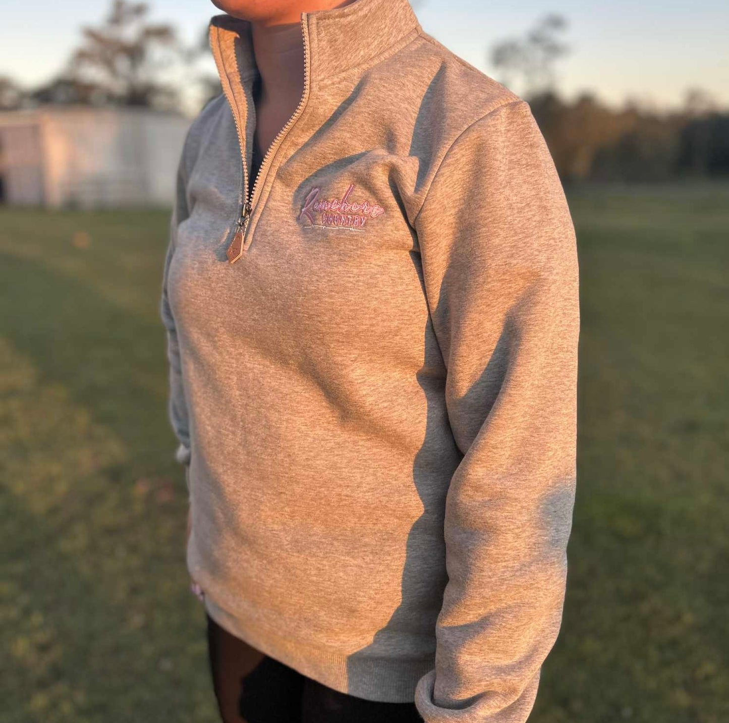 RC Womans Cut 1/4 Zip Jumper