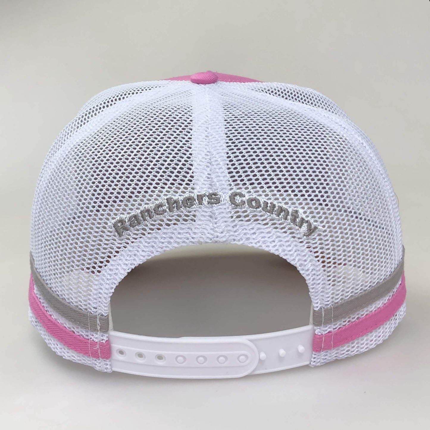 Ranchers Country Pink & White Trucker Cap