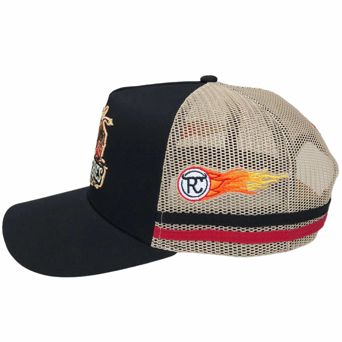 RC black Rodeo Series trucker cap