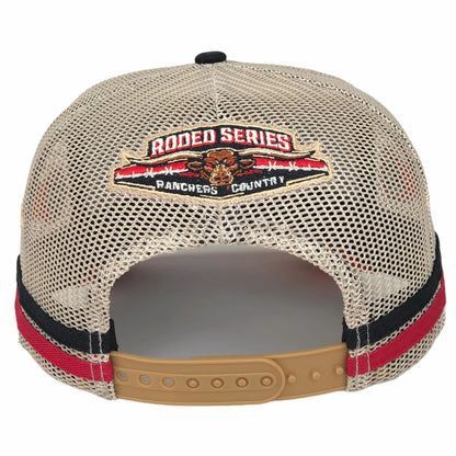 RC black Rodeo Series trucker cap