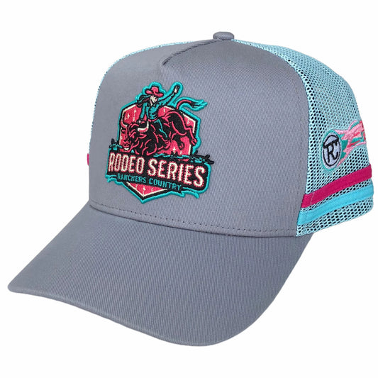 RC Grey Rodeo Series Trucker cap
