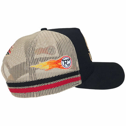 RC black Rodeo Series trucker cap