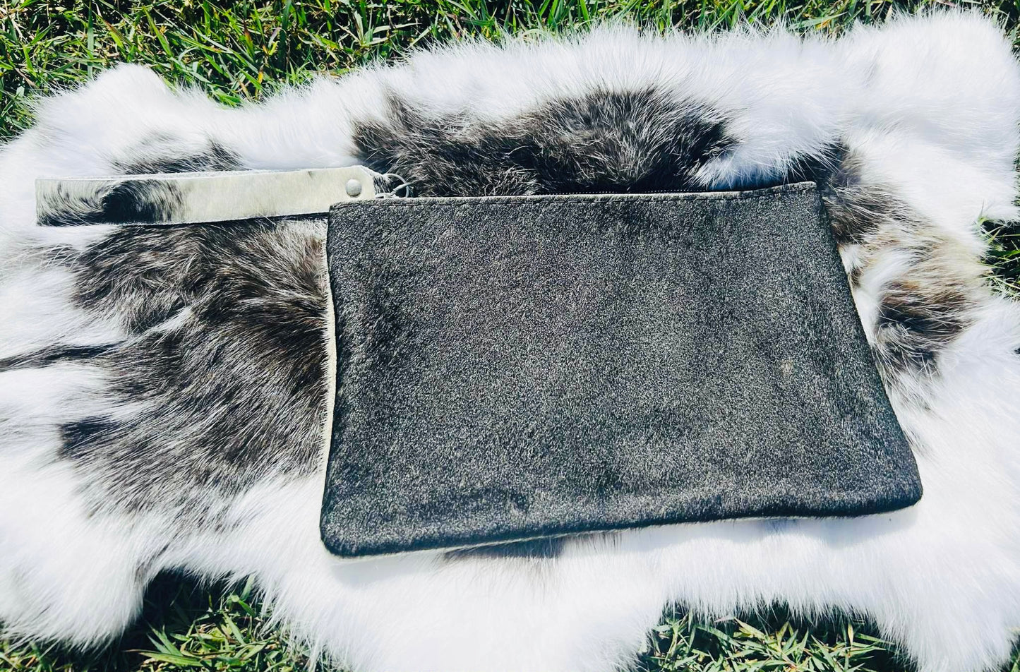 🇦🇺 Genuine Cowhide Clutch - Large