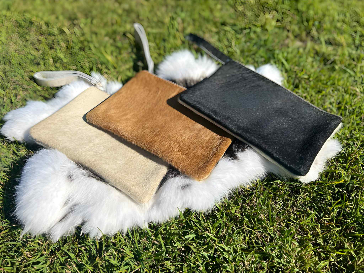 🇦🇺 Genuine Cowhide Clutch - Large