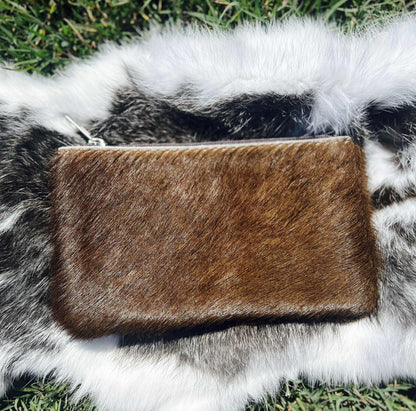 🇦🇺 Genuine Cowhide Clutch - Medium