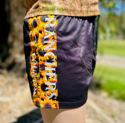 RC Footy Shorts Sunflower