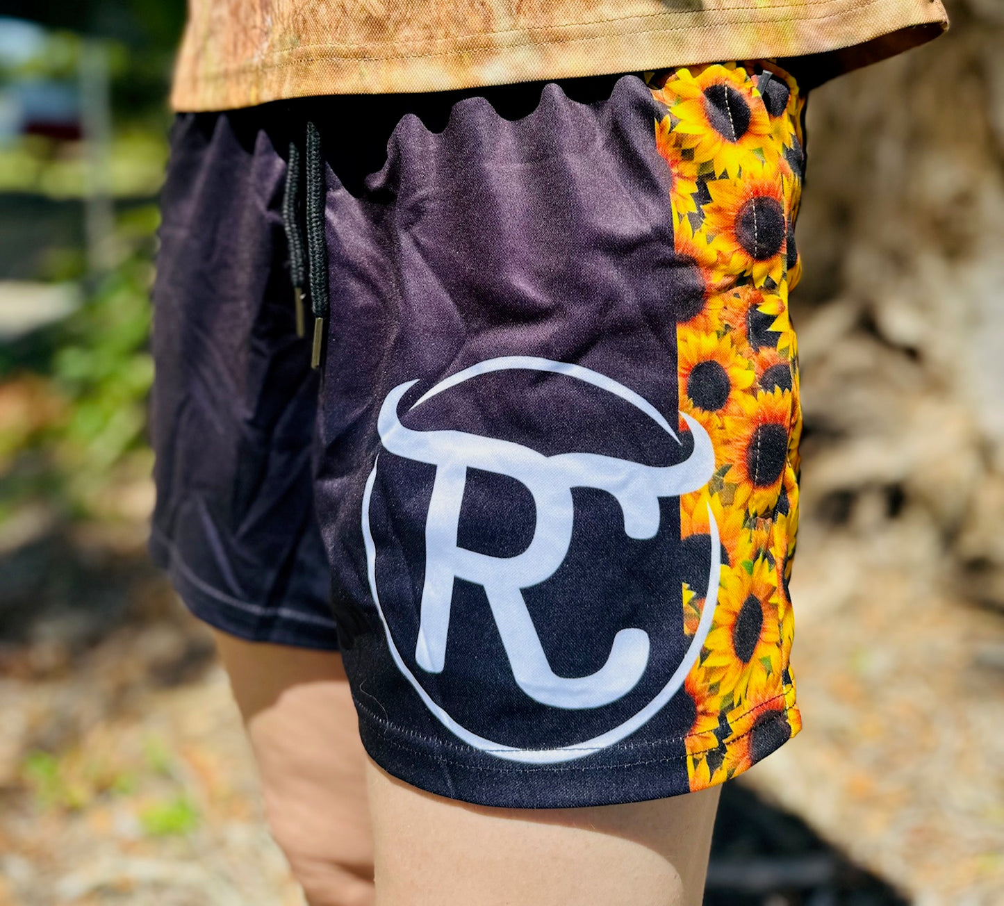 RC Footy Shorts Sunflower