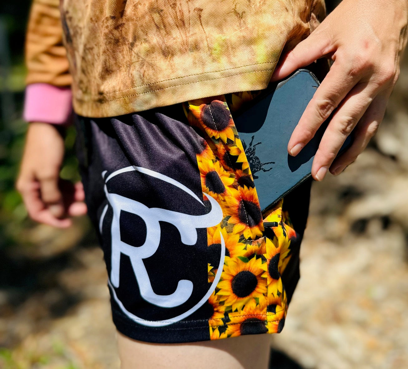 RC Footy Shorts Sunflower
