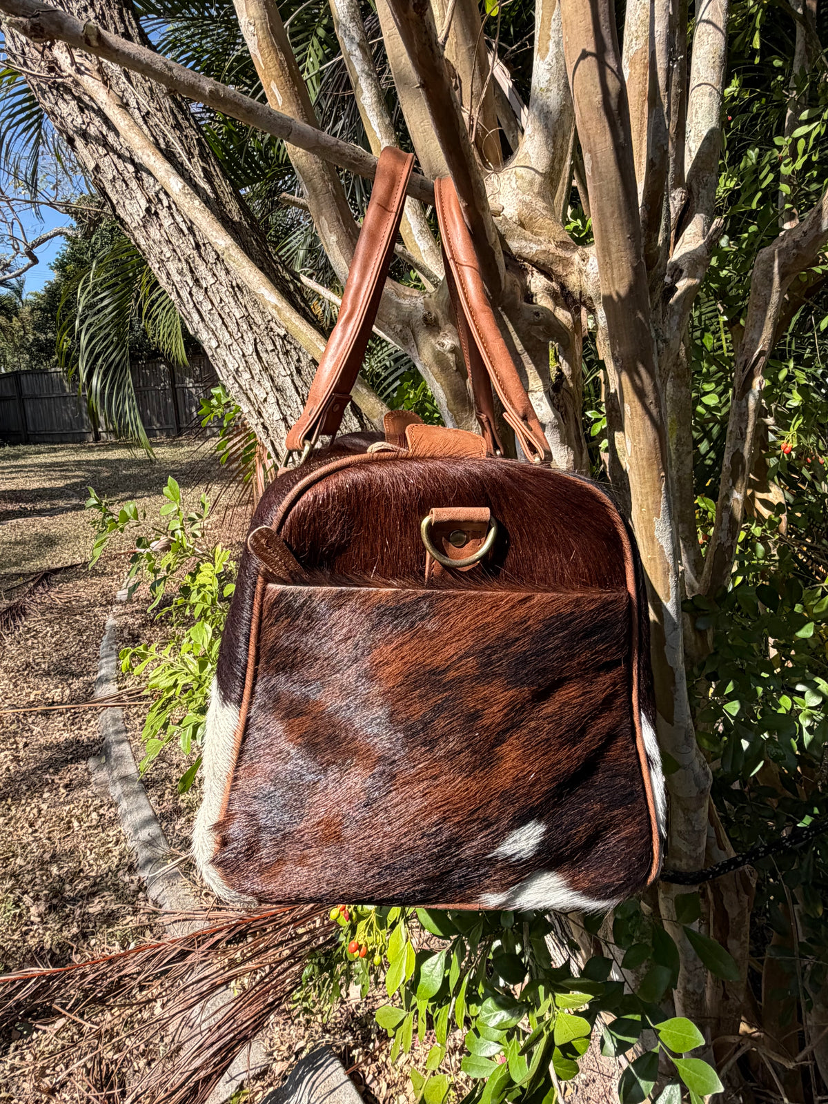 Genuine Cow Hide Duffle Bag 50cm