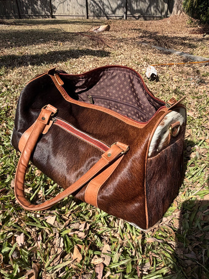 Genuine Cow Hide Duffle Bag 50cm