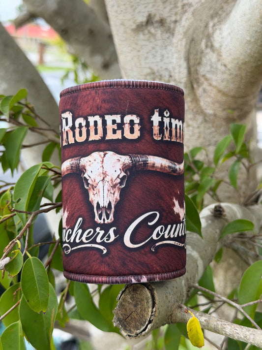 Its Rodeo Time Magnetic Stubby Cooler