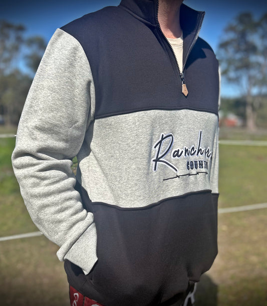 RC Mens/ Unisex Cut 1/4 Zip Jumper